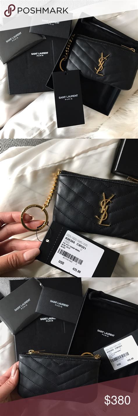ysl key card holder